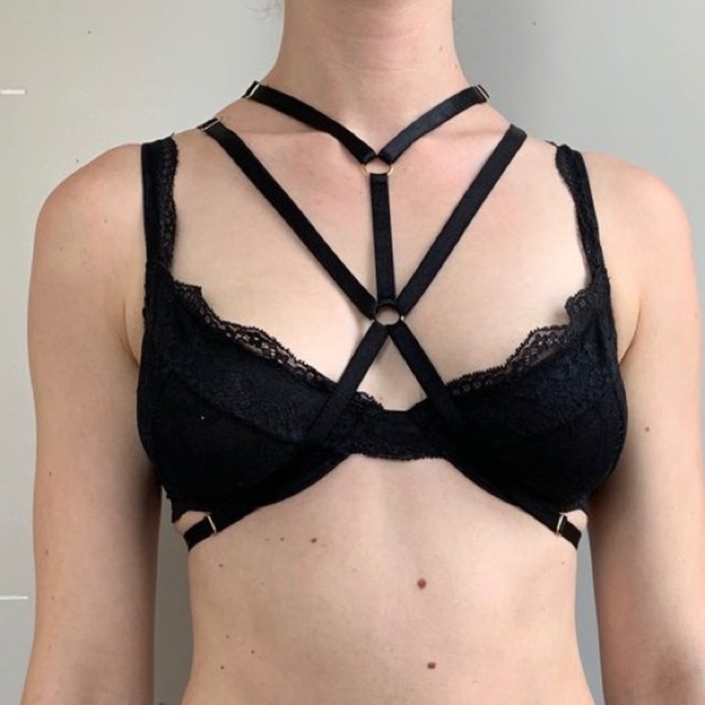 Ava Black Bondage Harness